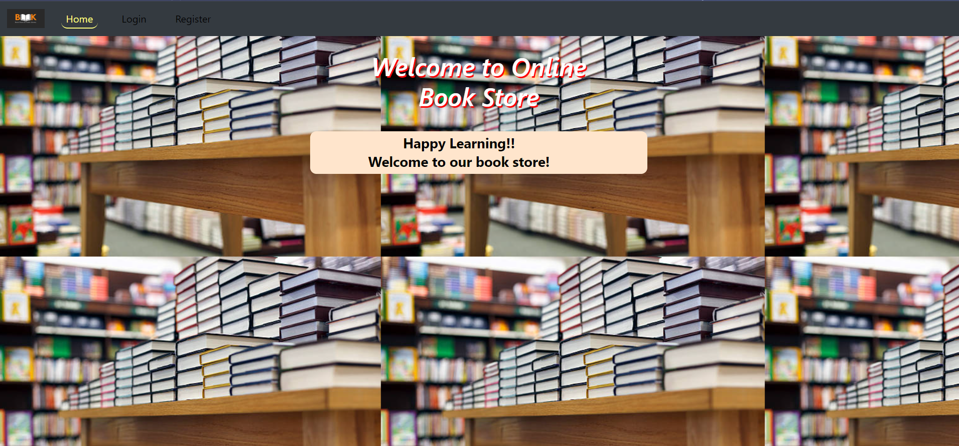 Online Book Store college project